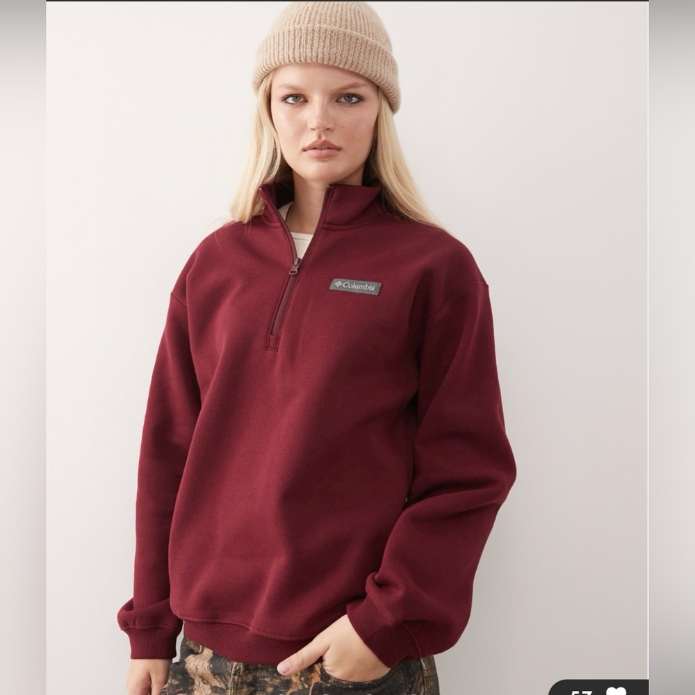 Columbia Women's Meridian Creek Quarter Zip Pullover Size Large